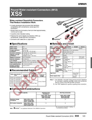 XS5C-D4S1 datasheet  